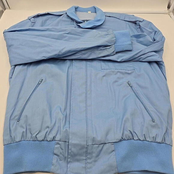 Vtg 1988 Tucson Retro Balloon Festival Bomber Jacket Windbreaker‎ Blue L - Picture 12 of 14